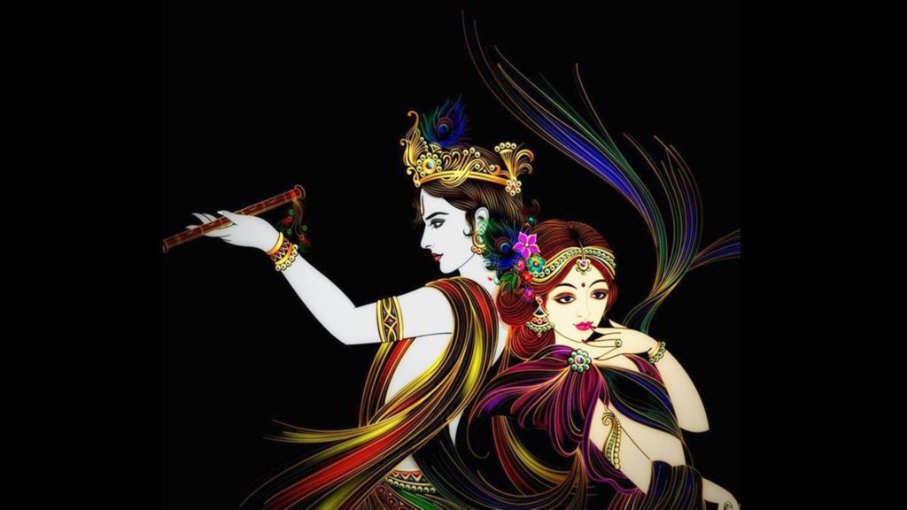 shree krishna and flute